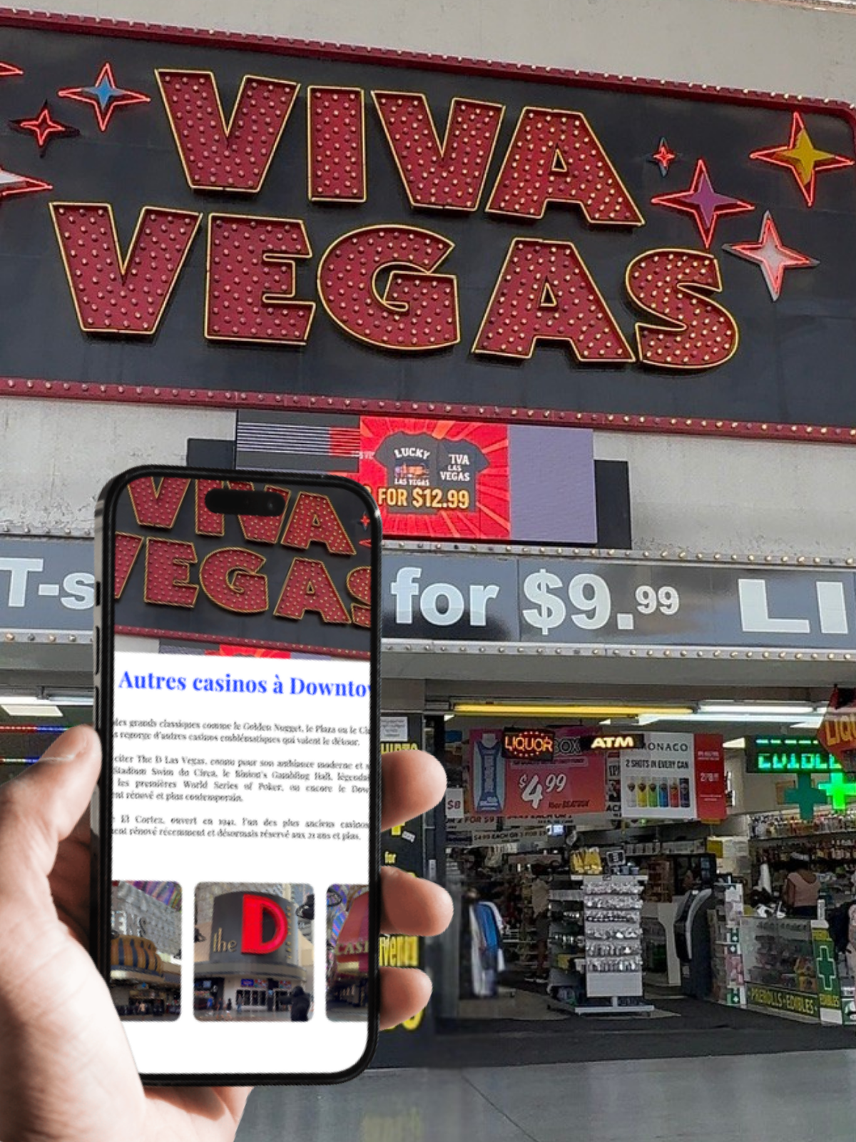 Welcome to à la découverte de Vegas