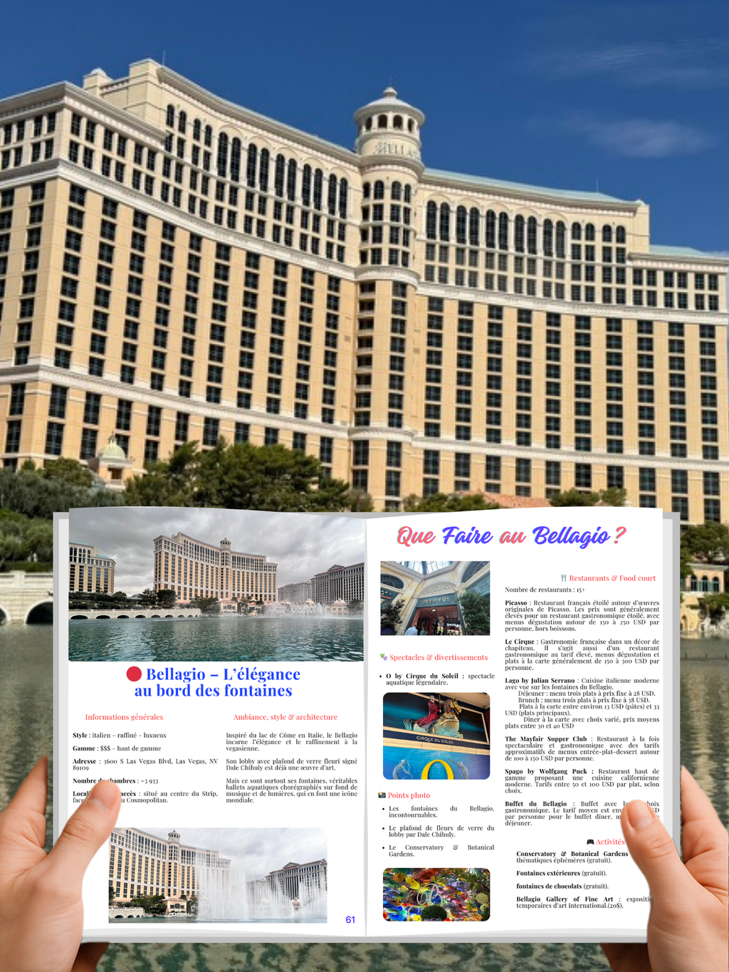 Welcome to à la découverte de Vegas